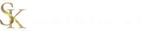 Law Offices of Salim Khawaja, APC Logo White